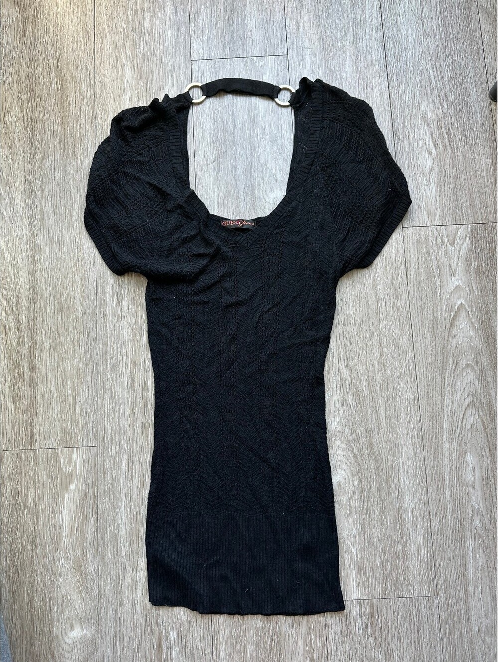 Guess Women's black knit top